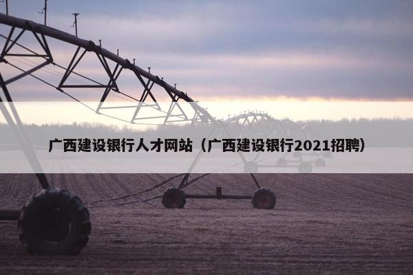 广西建设银行人才网站（广西建设银行2021招聘）