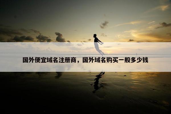 国外便宜域名注册商，国外域名购买一般多少钱