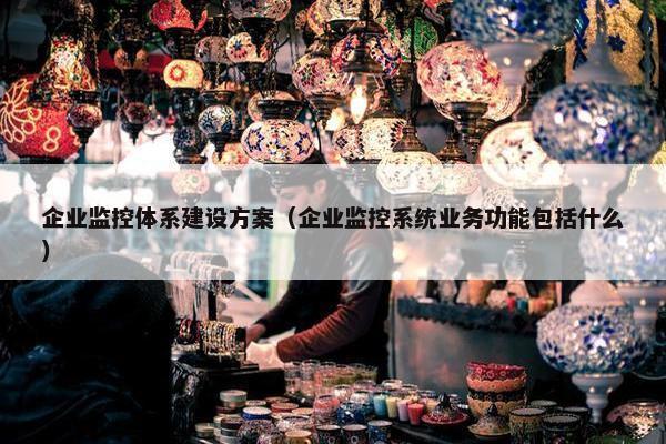 企业监控体系建设方案（企业监控系统业务功能包括什么）