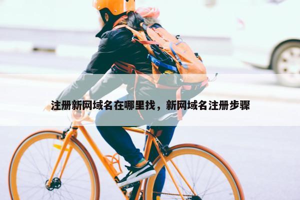 注册新网域名在哪里找，新网域名注册步骤