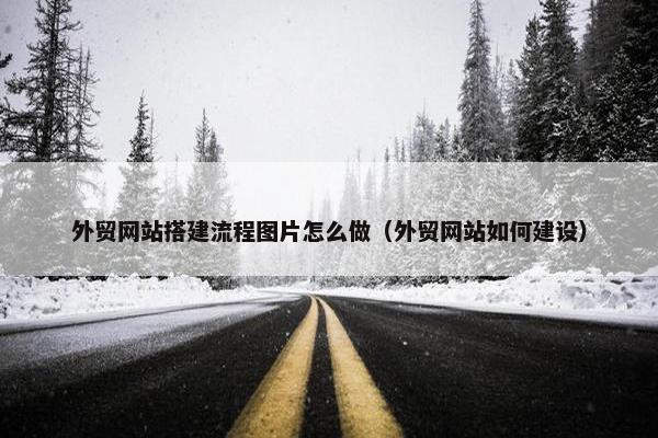 外贸网站搭建流程图片怎么做（外贸网站如何建设）