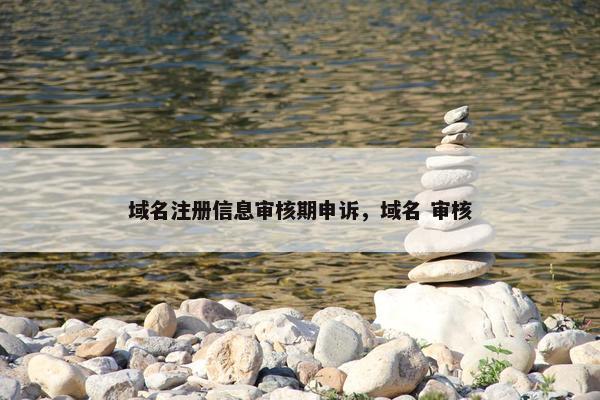 域名注册信息审核期申诉，域名 审核