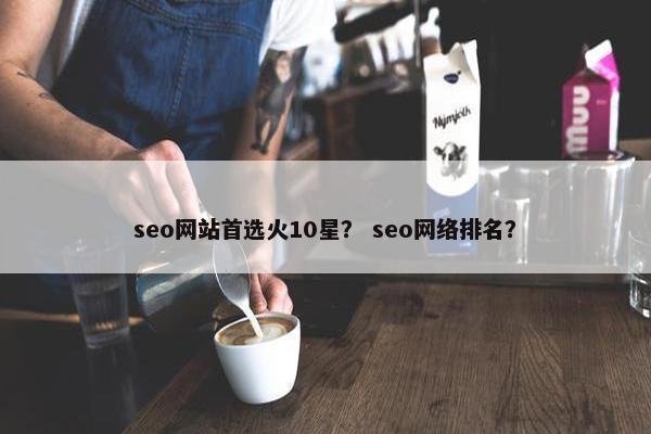 seo网站首选火10星？ seo网络排名？