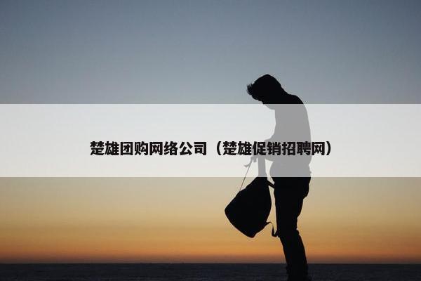 楚雄团购网络公司（楚雄促销招聘网）