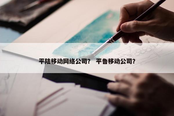平陆移动网络公司？ 平鲁移动公司？