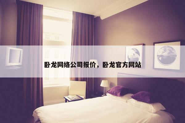 卧龙网络公司报价，卧龙官方网站