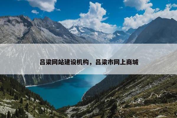 吕梁网站建设机构，吕梁市网上商城