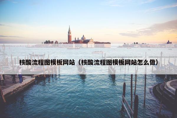 核酸流程图模板网站（核酸流程图模板网站怎么做）