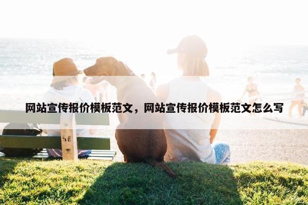 网站宣传报价模板范文，网站宣传报价模板范文怎么写