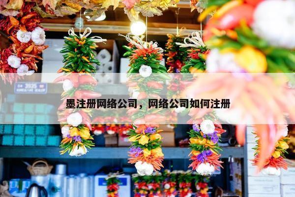 墨注册网络公司，网络公司如何注册
