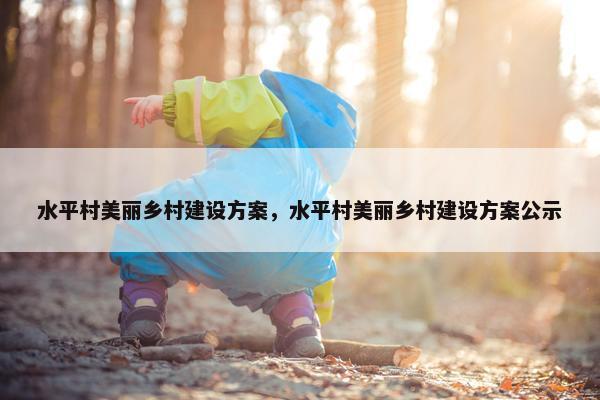 水平村美丽乡村建设方案，水平村美丽乡村建设方案公示