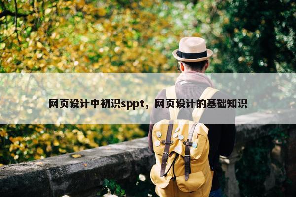 网页设计中初识sppt，网页设计的基础知识