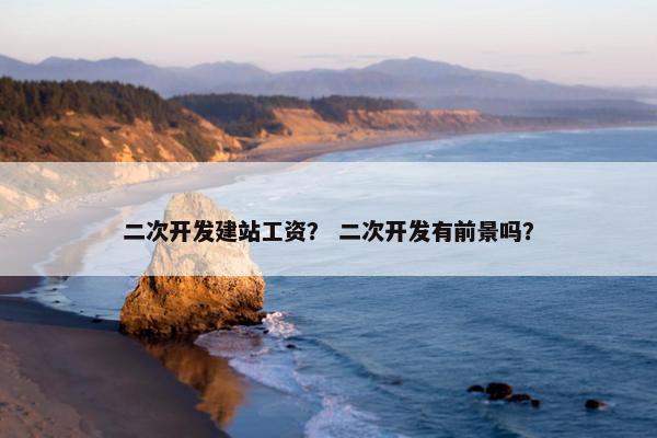 二次开发建站工资？ 二次开发有前景吗？