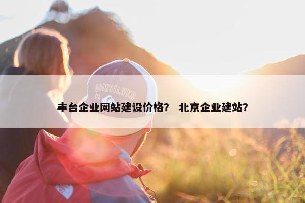 丰台企业网站建设价格？ 北京企业建站？