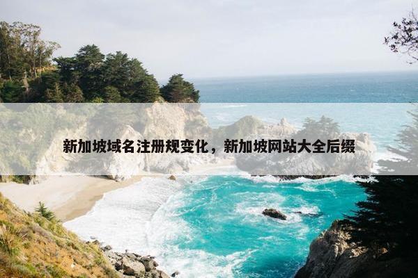 新加坡域名注册规变化，新加坡网站大全后缀