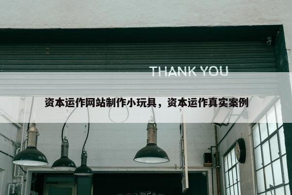资本运作网站制作小玩具，资本运作真实案例