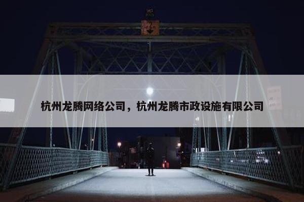 杭州龙腾网络公司，杭州龙腾市政设施有限公司