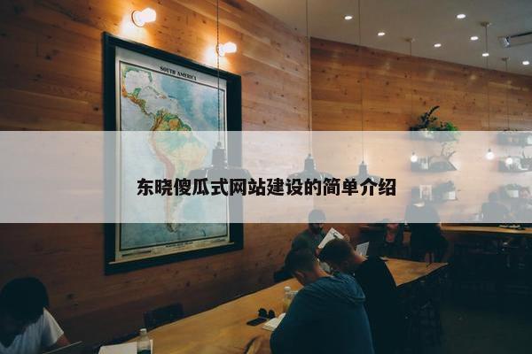 东晓傻瓜式网站建设的简单介绍