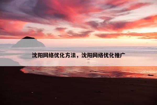 沈阳网络优化方法，沈阳网络优化推广