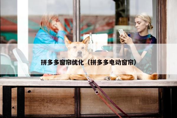 拼多多窗帘优化（拼多多电动窗帘）