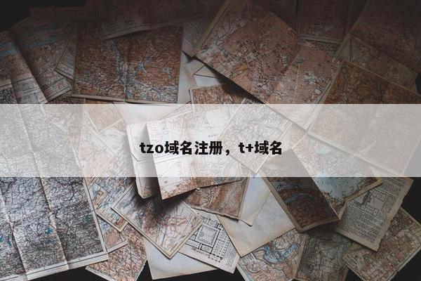 tzo域名注册，t+域名