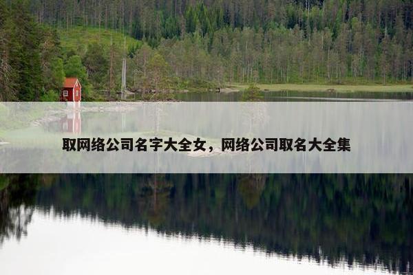 取网络公司名字大全女，网络公司取名大全集