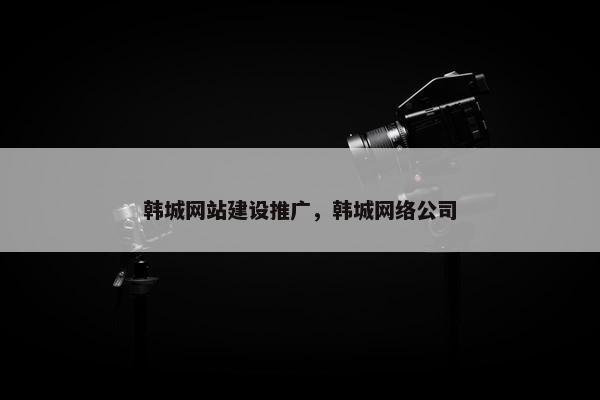 韩城网站建设推广，韩城网络公司