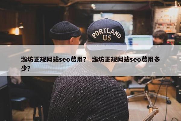 潍坊正规网站seo费用？ 潍坊正规网站seo费用多少？