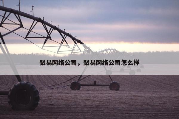 聚易网络公司，聚易网络公司怎么样
