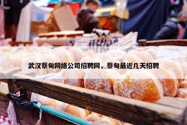 武汉蔡甸网络公司招聘网，蔡甸最近几天招聘