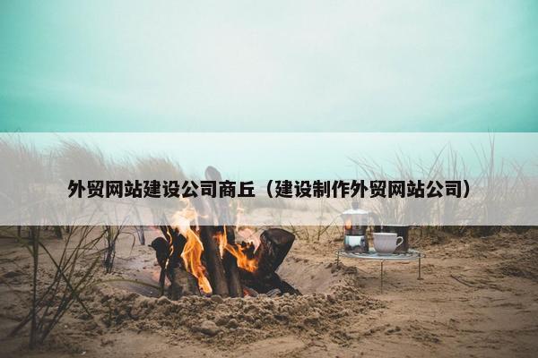 外贸网站建设公司商丘（建设制作外贸网站公司）