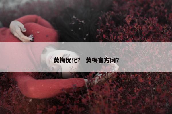 黄梅优化？ 黄梅官方网？