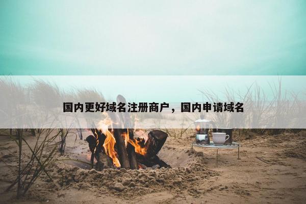 国内更好域名注册商户，国内申请域名
