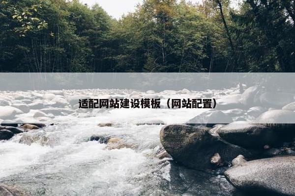 适配网站建设模板（网站配置）