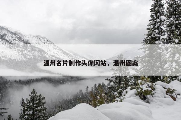 温州名片制作头像网站，温州图案