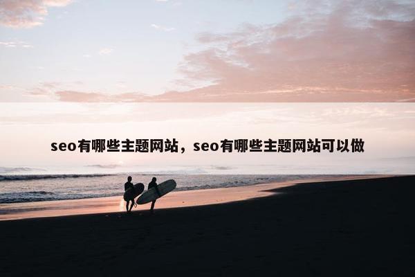 seo有哪些主题网站，seo有哪些主题网站可以做