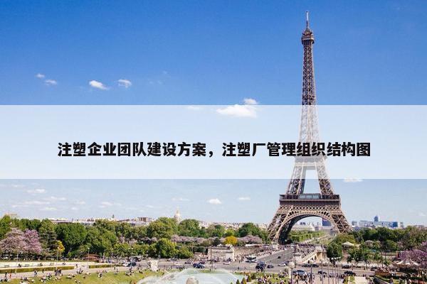 注塑企业团队建设方案，注塑厂管理组织结构图