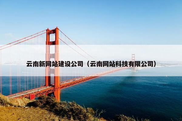 云南新网站建设公司（云南网站科技有限公司）