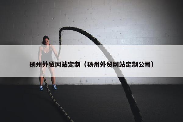 扬州外贸网站定制（扬州外贸网站定制公司）