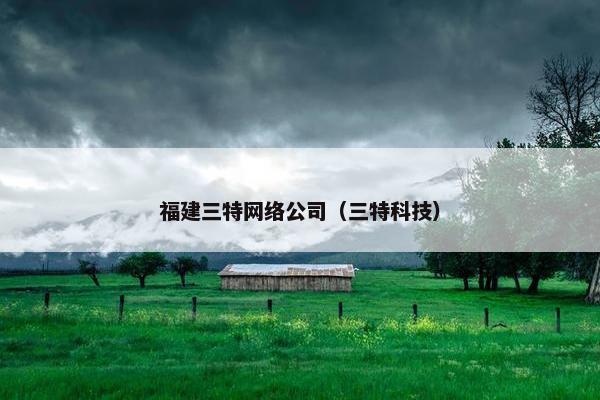 福建三特网络公司（三特科技）