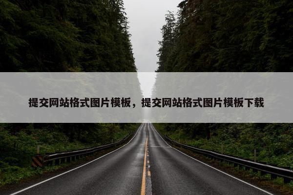 提交网站格式图片模板，提交网站格式图片模板下载