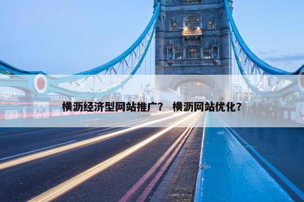 横沥经济型网站推广？ 横沥网站优化？