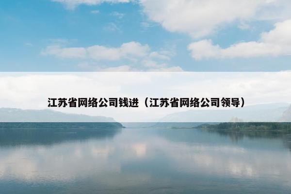 江苏省网络公司钱进（江苏省网络公司领导）