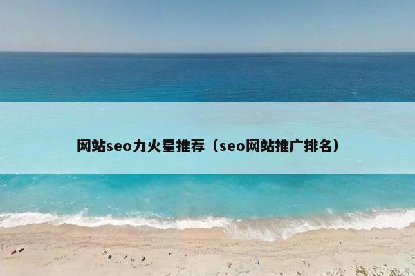 网站seo力火星推荐（seo网站推广排名）
