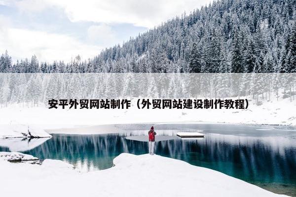 安平外贸网站制作（外贸网站建设制作教程）
