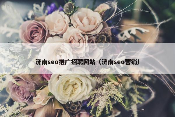济南seo推广招聘网站（济南seo营销）