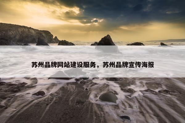 苏州品牌网站建设服务，苏州品牌宣传海报