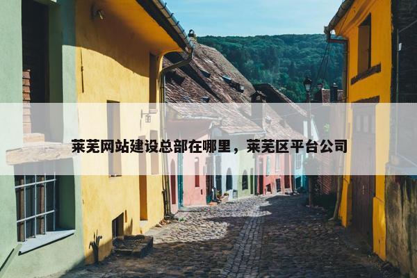 莱芜网站建设总部在哪里，莱芜区平台公司