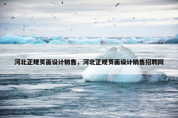 河北正规页面设计销售，河北正规页面设计销售招聘网