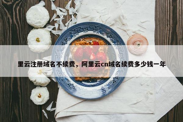 里云注册域名不续费，阿里云cn域名续费多少钱一年